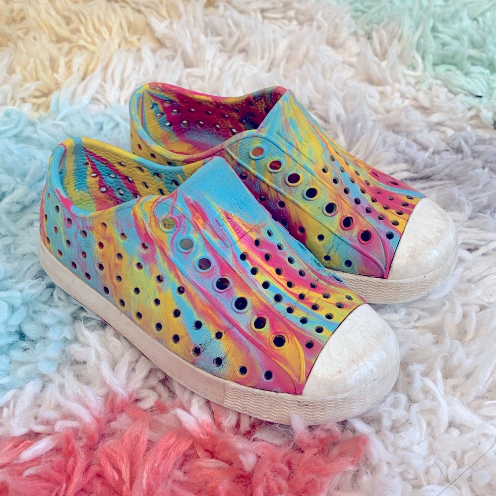 Rare Native Jefferson Tie Dye Shoes